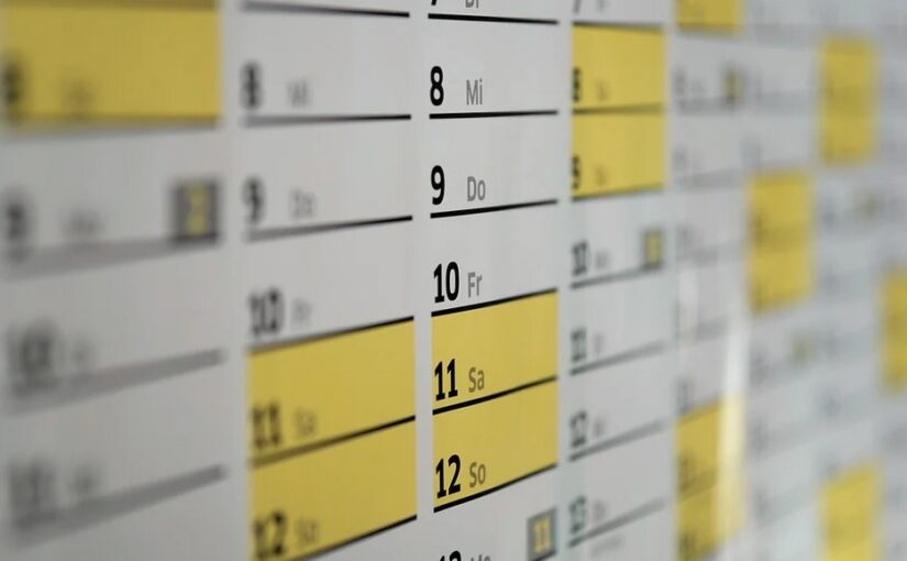 Kalendarz wydarzeń we wspólnocie na rok formacyjny 2023/2024