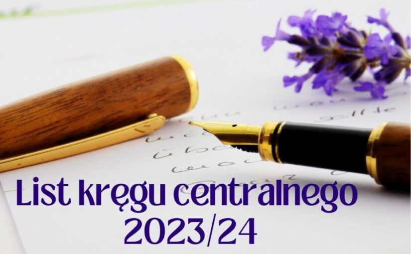 List Kręgu Centralnego na rok formacyjny 2023/2024