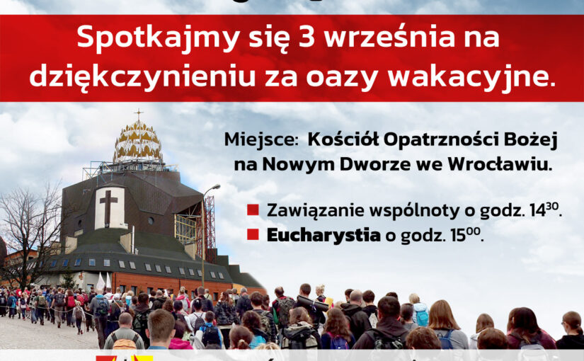 Powakacyjna pielgrzymka Ruchu Światło-Życie | 3 września